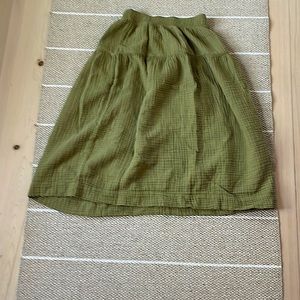 Zara deep outback cotton skirt